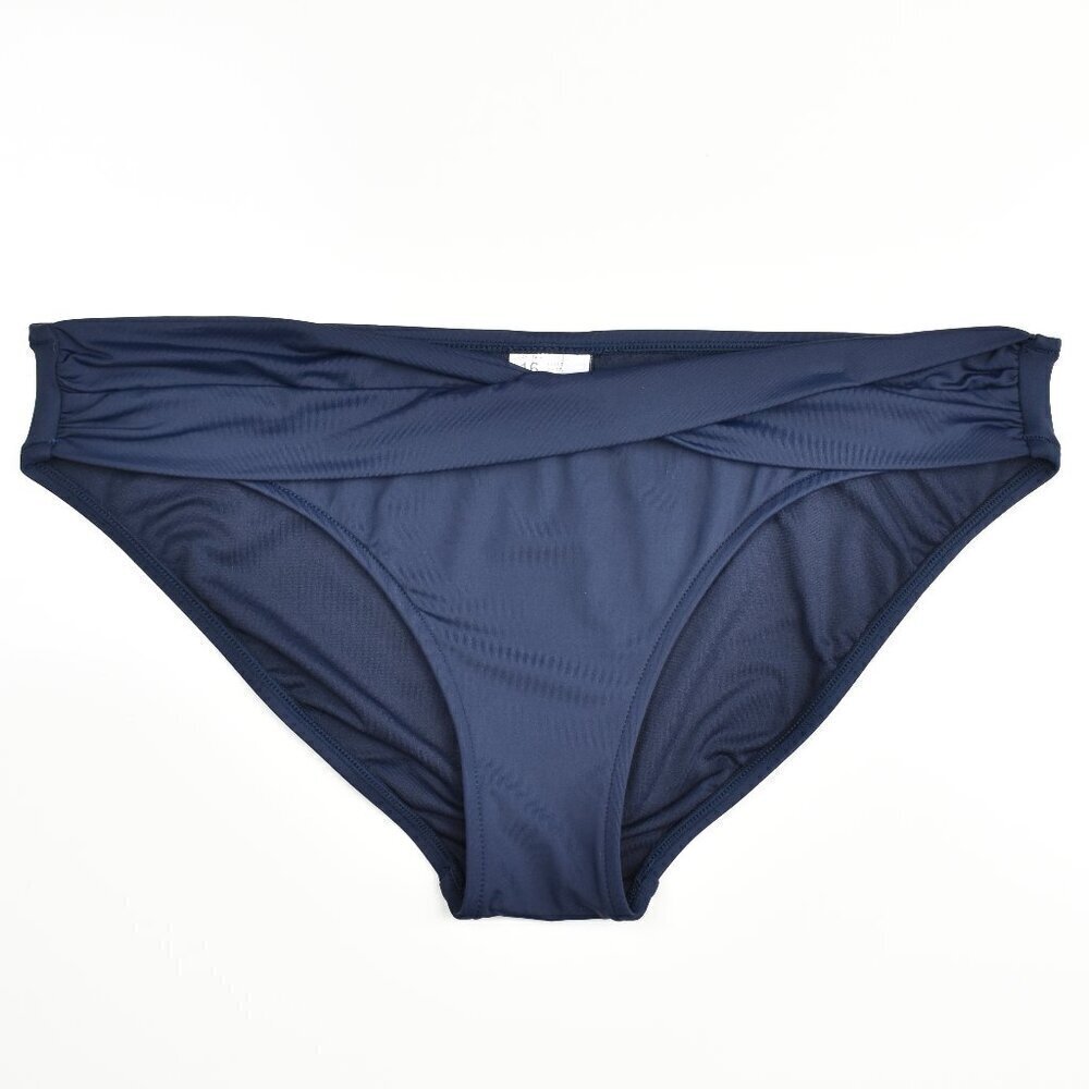 Seafolly Collective Twist Band Hipster Bikini Bottoms Navy - 16